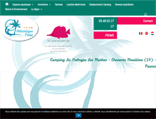 Tablet Screenshot of camping-atlantique-parc.com